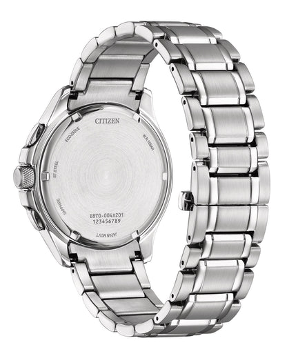 Citizen Eco drive Perpetual calender 42 mm Blue Dial Men Watch- BL8160-58L