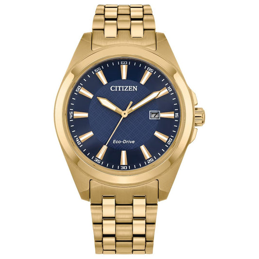 Citizen Men Eco-Drive Blue Dial Watch - BM7532-54L