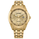 Citizen Men Eco-Drive Gold Dial Classic Peyton Watch - BM7532-54P