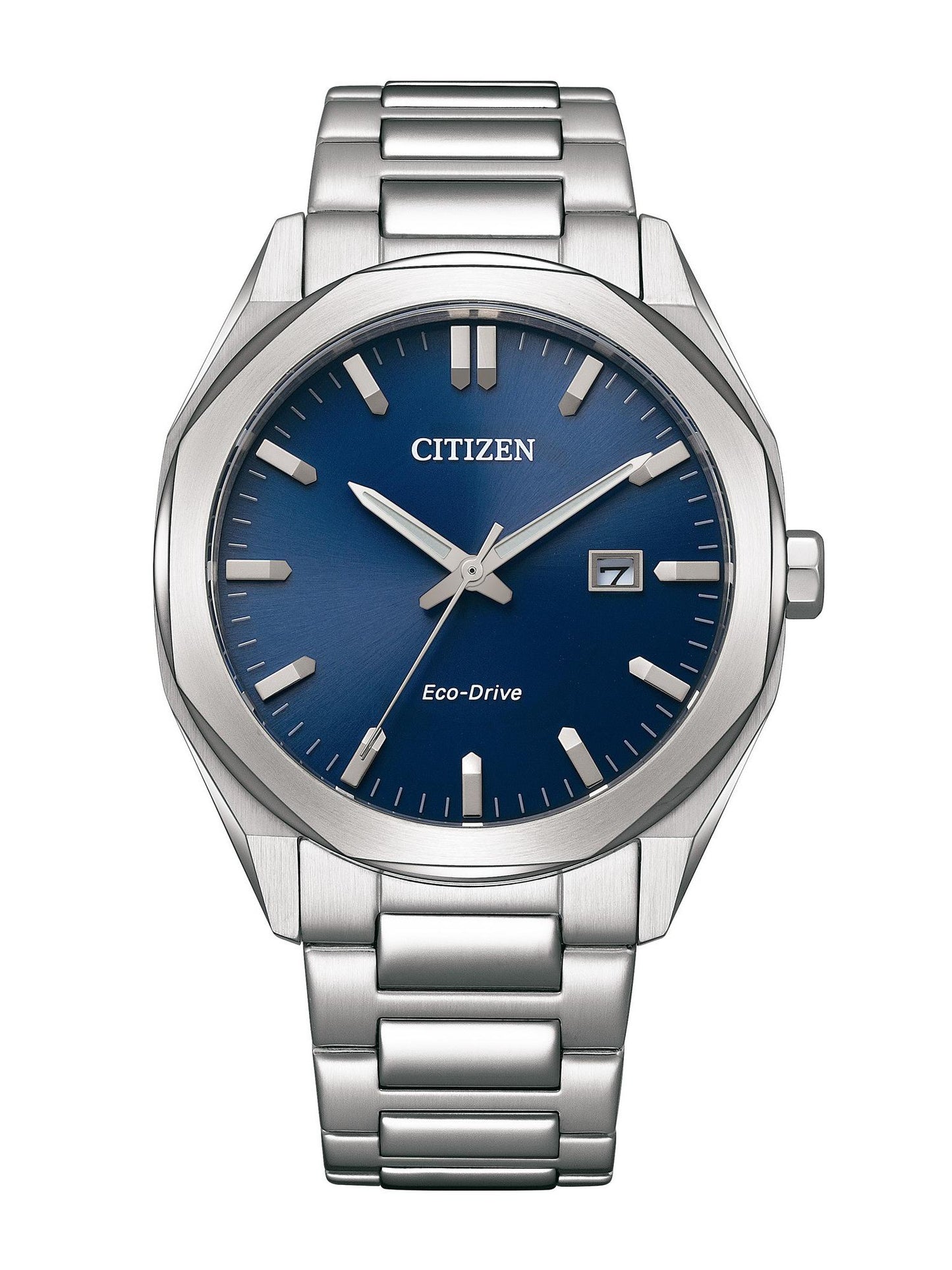 Citizen Men 41 mm Size Blue Dial Eco-Drive Watch- BM7600-81L