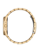 Citizen Men 41 mm Size Gold Dial Eco-Drive Watch- BM7603-82P