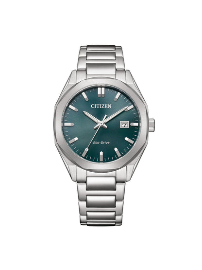 Citizen Men 38 mm Size Green Dial Eco-Drive Watch - BM7620-83X