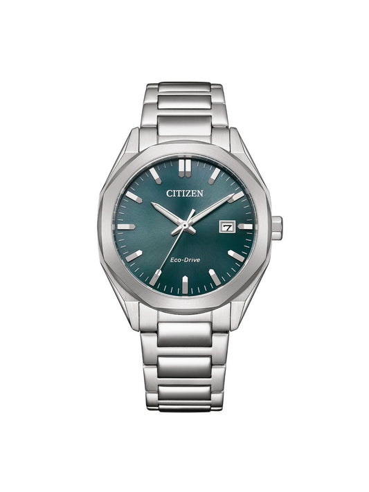 Citizen Men 38 mm Size Green Dial Eco-Drive Watch - BM7620-83X