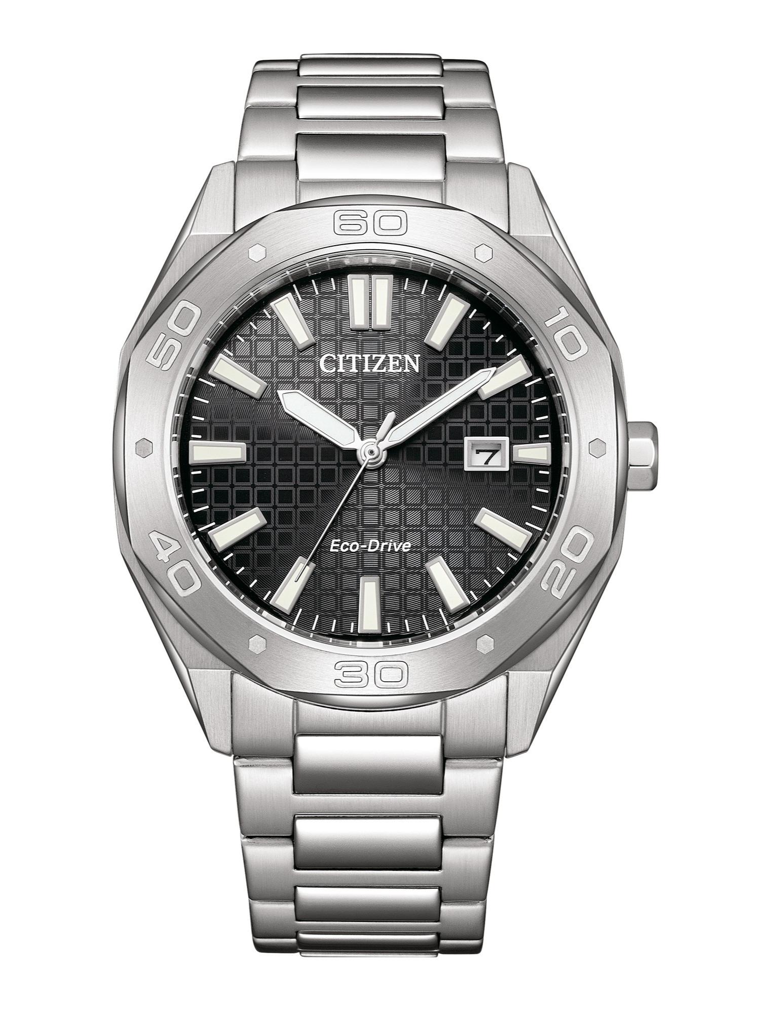 Citizen Men 41 mm Size Black Dial Eco-Drive Watch- BM7630-80E