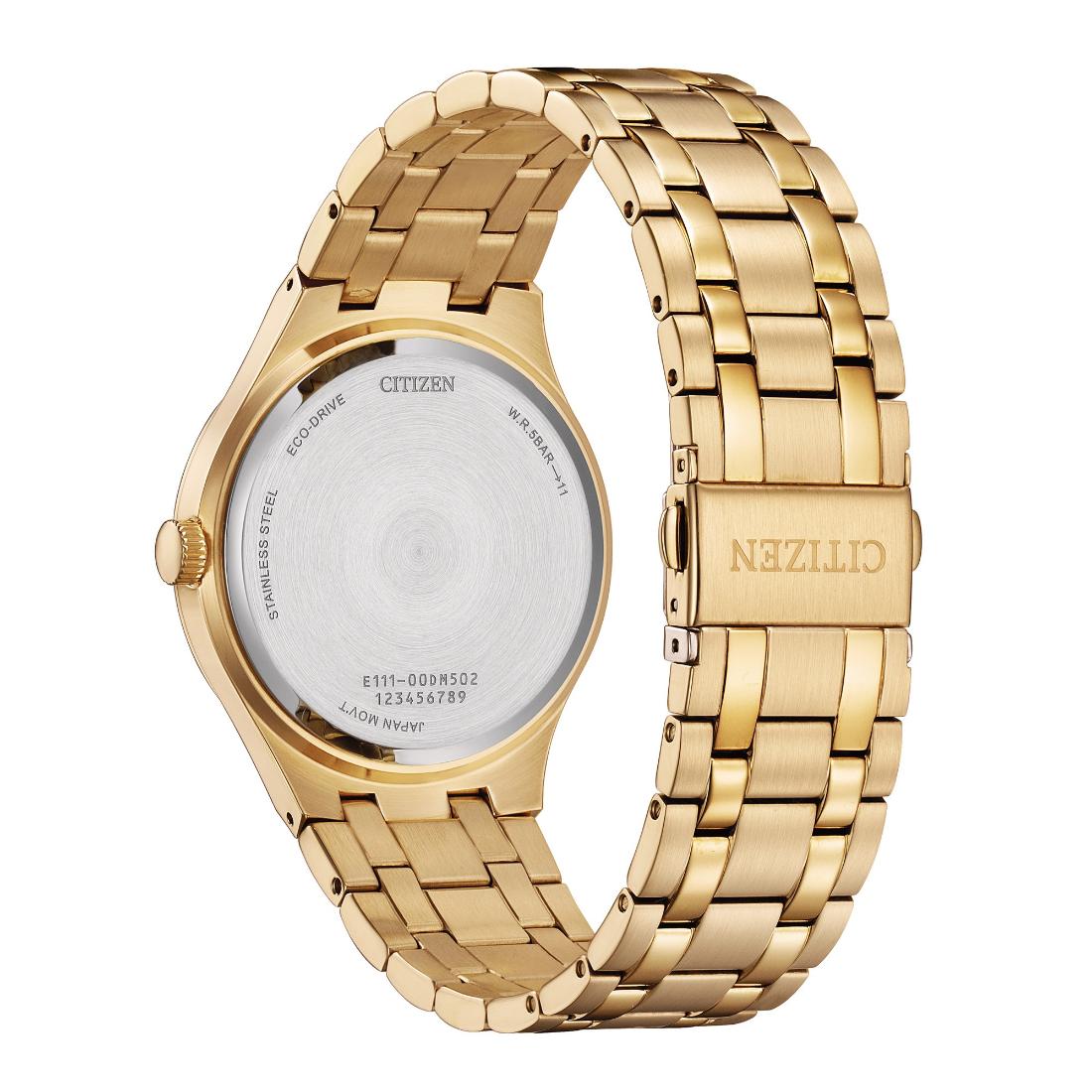 Citizen Axiom Eco-Drive Champagne Dial 41 mm Men Watch- BM7653-50Q