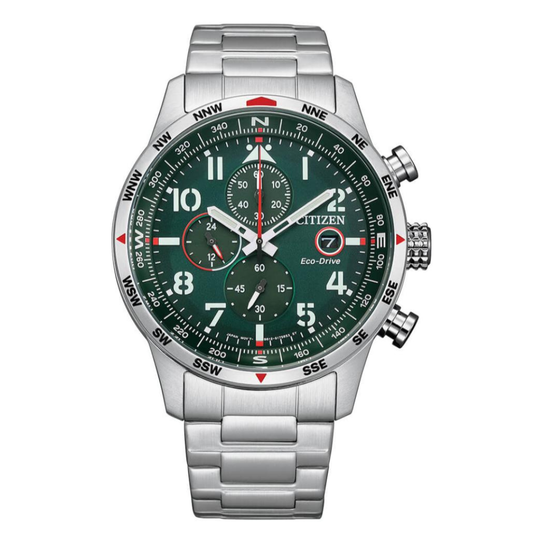 Citizen Eco-Drive Men 43 mm Green Dial Watch CA0791-81X