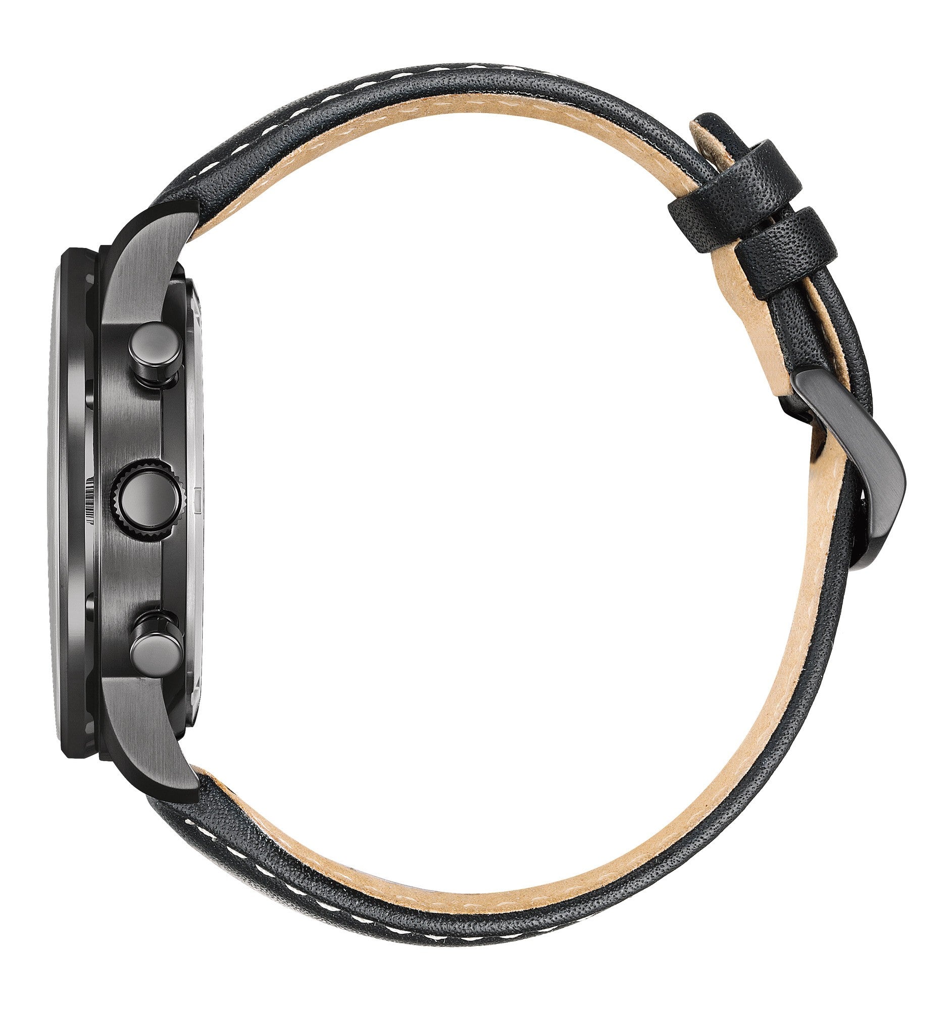 Citizen Men Eco-Drive Chronograph Green Dial Leather Watch - CA4505-21X