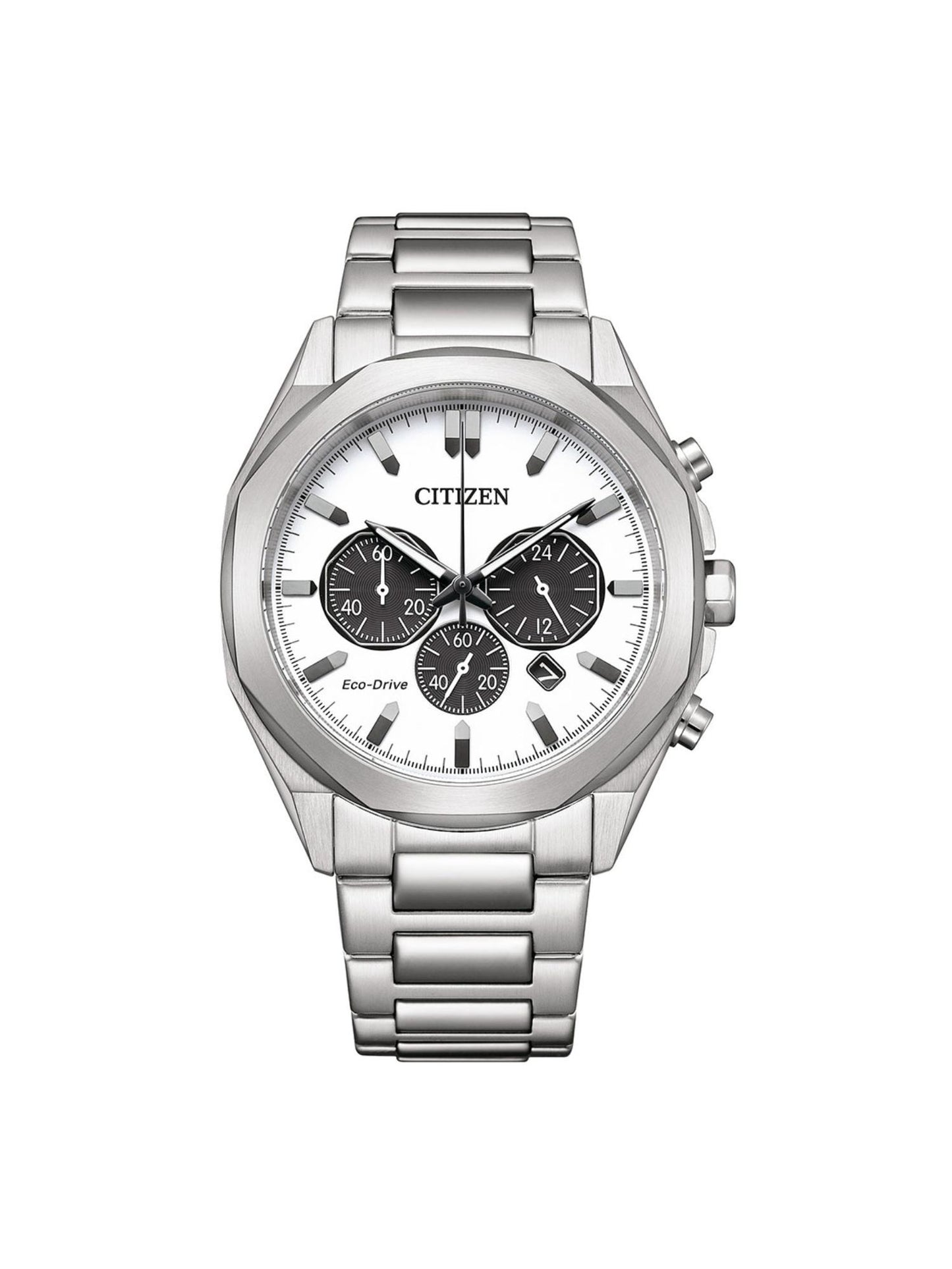 Citizen Eco Drive 43 mm Size White Dial Men Analog Watch - CA4590-81A