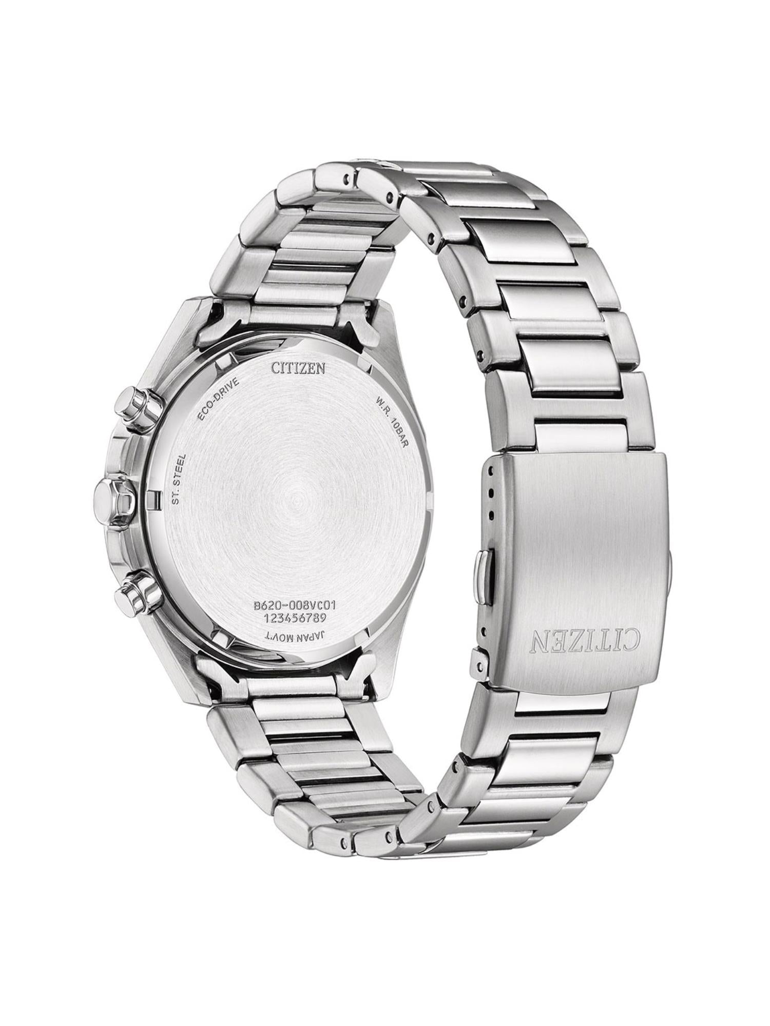 Citizen Eco Drive 43 mm Size White Dial Men Analog Watch - CA4590-81A