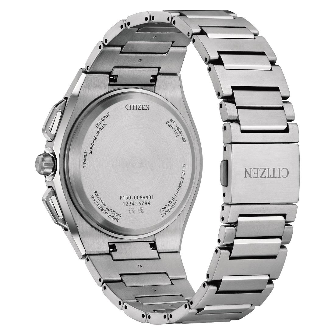 Citizen Satellite Wave X 45.4 mm Black Dial Men Watch- CC3097-52E