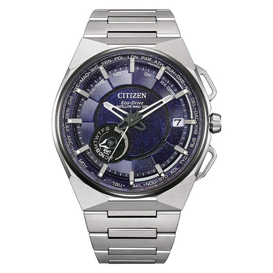 Citizen Satellite Wave X 45.4 mm Blue Dial Men Watch- CC3097-52L
