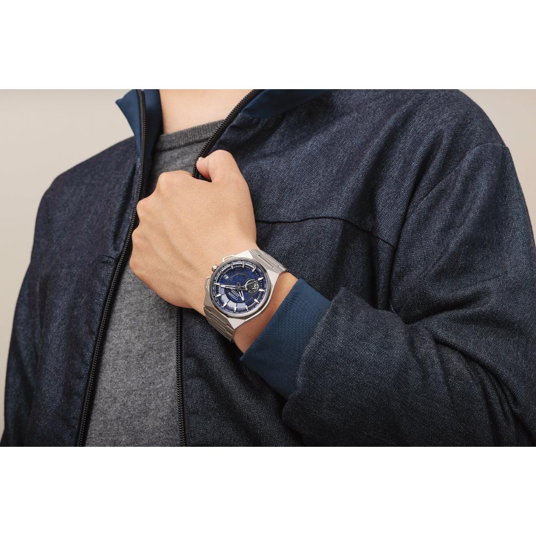 Citizen Satellite Wave X 45.4 mm Blue Dial Men Watch- CC3097-52L