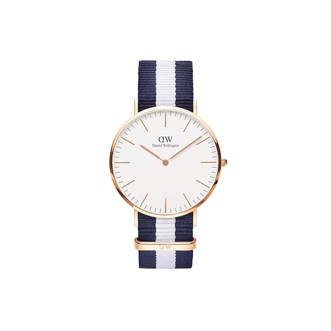 Daniel Wellington Men 40 mm Size White Dial Analogue Watch- DW00100004