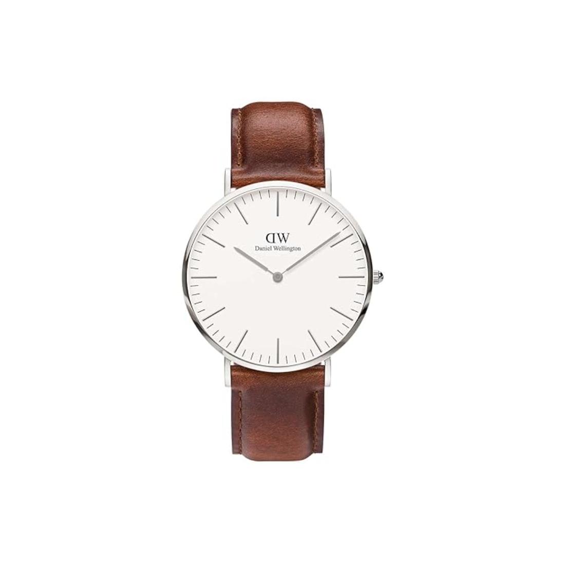 Daniel Wellington Men 40 mm Size White Dial Analogue Watch DW00100021