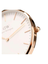 Daniel Wellington Classic Unisex 36 mm Mawes White Analog Watch DW00100035