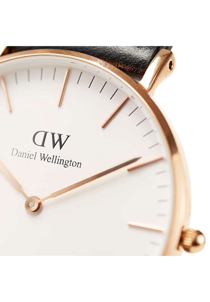 Daniel Wellington Classic 36 mm White Dial Unisex Analogue Watch - DW00100039