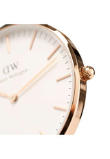 Daniel Wellington Classic 36 mm White Dial Unisex Analogue Watch  DW00100039