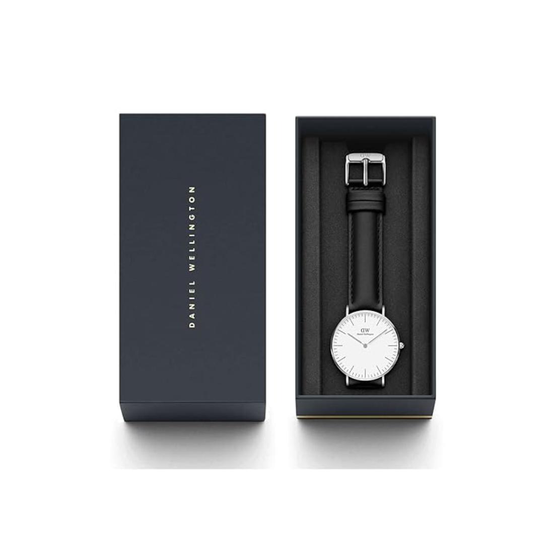 Daniel Wellington Unisex 36 mm Size White Dial Analogue Watch DW00100053