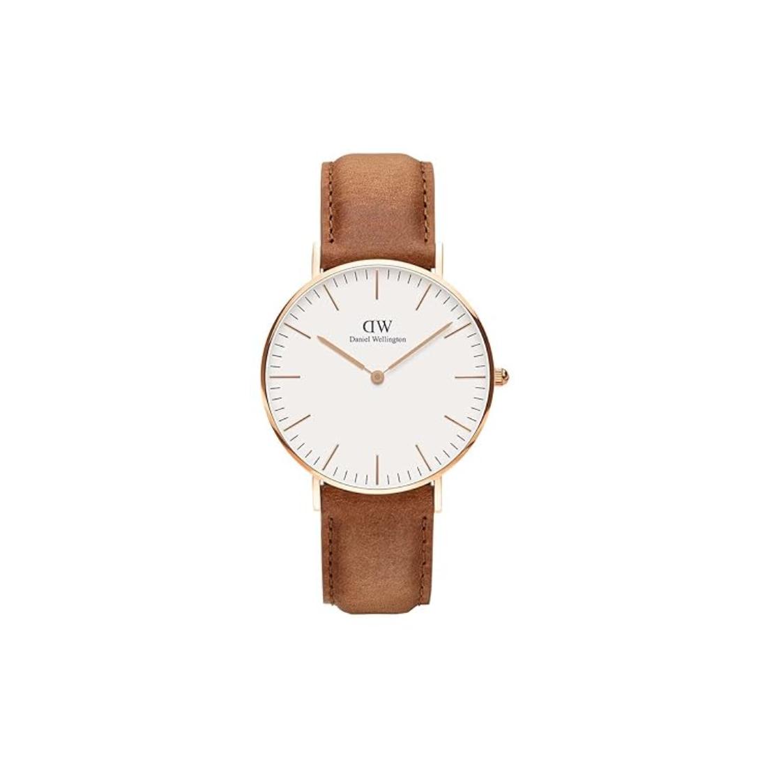 Daniel Wellington Unisex 36 mm Size White Dial Analogue Watch DW00100111
