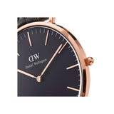 Daniel Wellington Black Dial Men Analogue Watch  DW00100125
