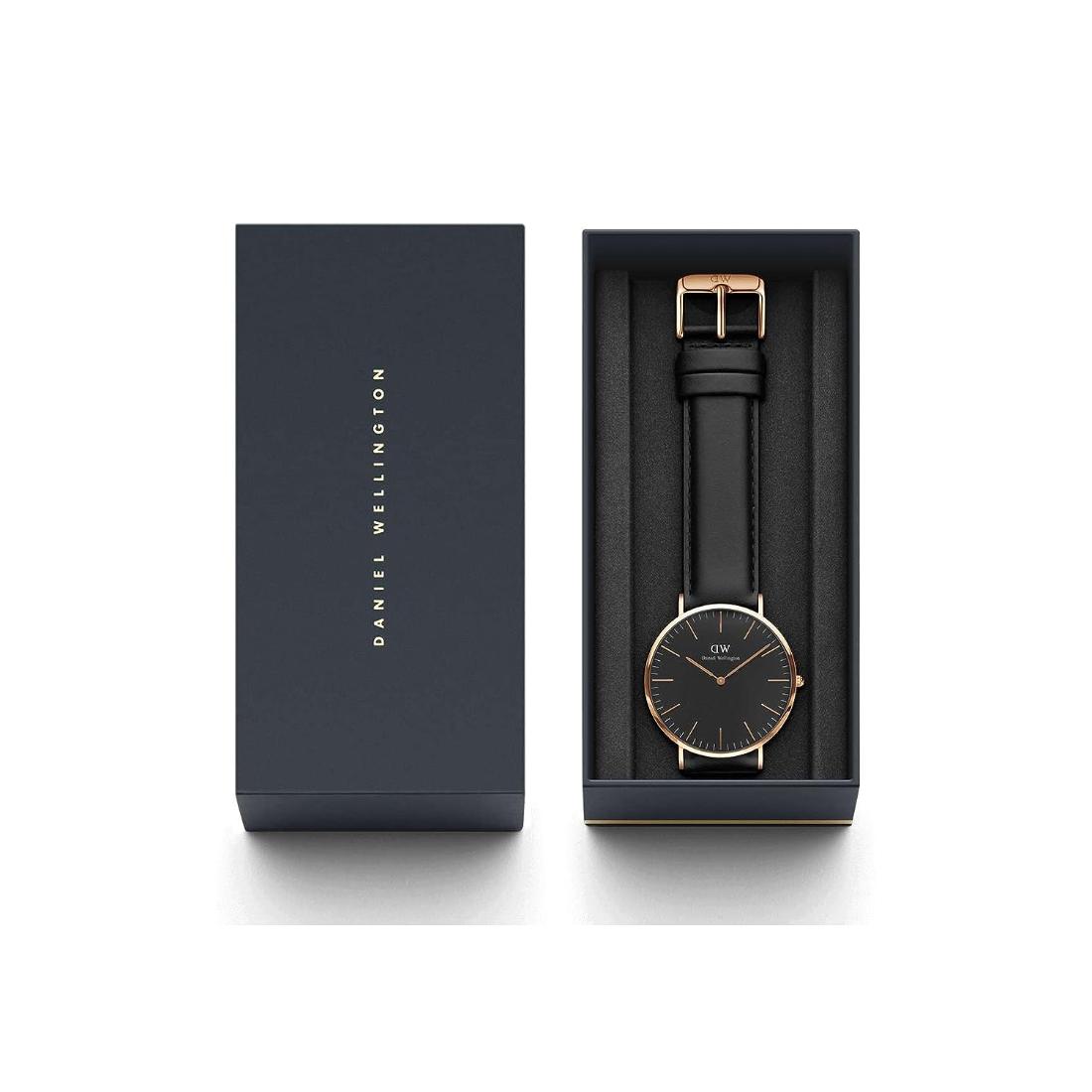 Daniel Wellington Black Dial Men Analogue Watch  DW00100127