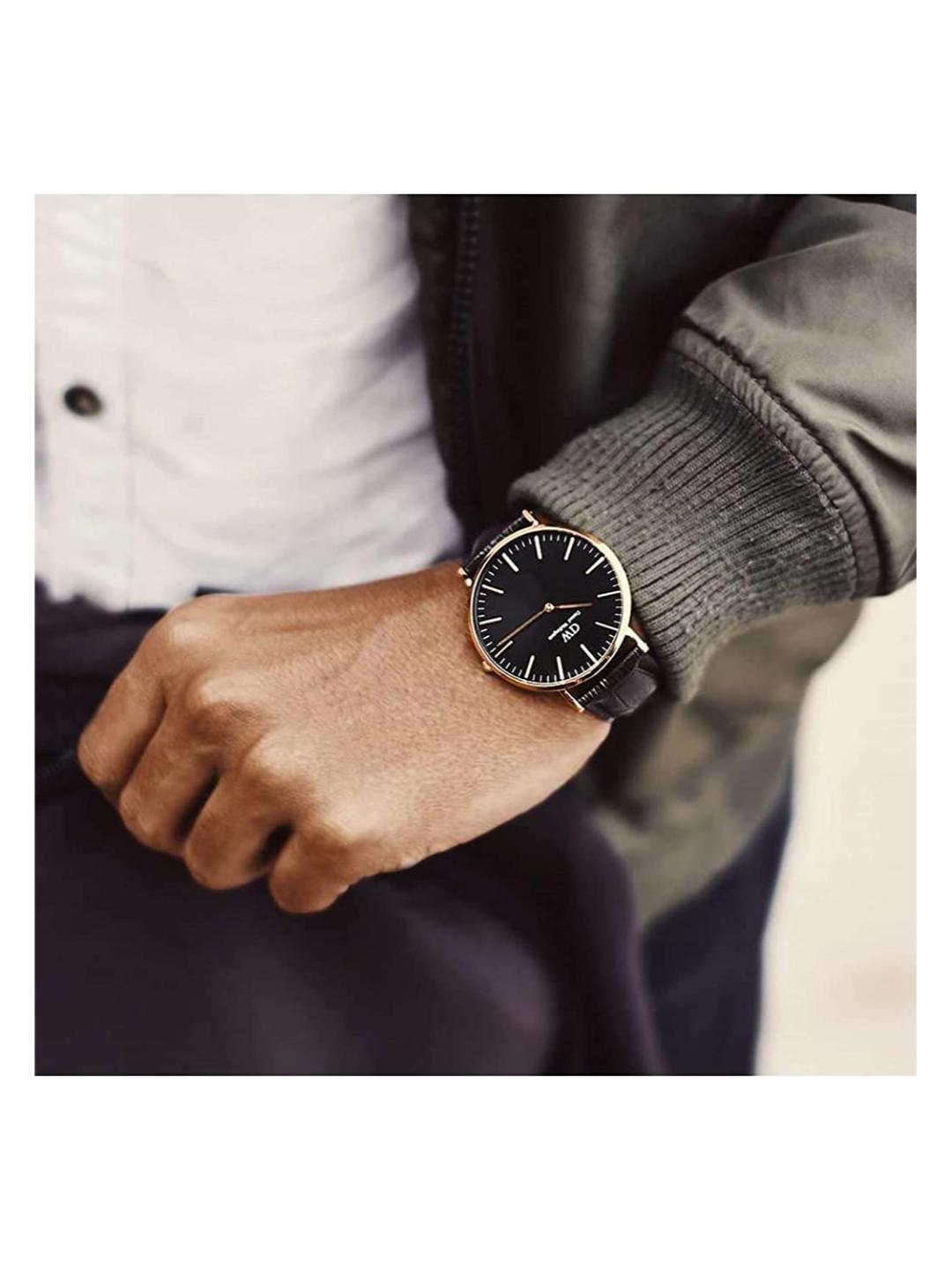 Daniel Wellington Classic 40mm Black Dial Men Analog Watch DW00100129