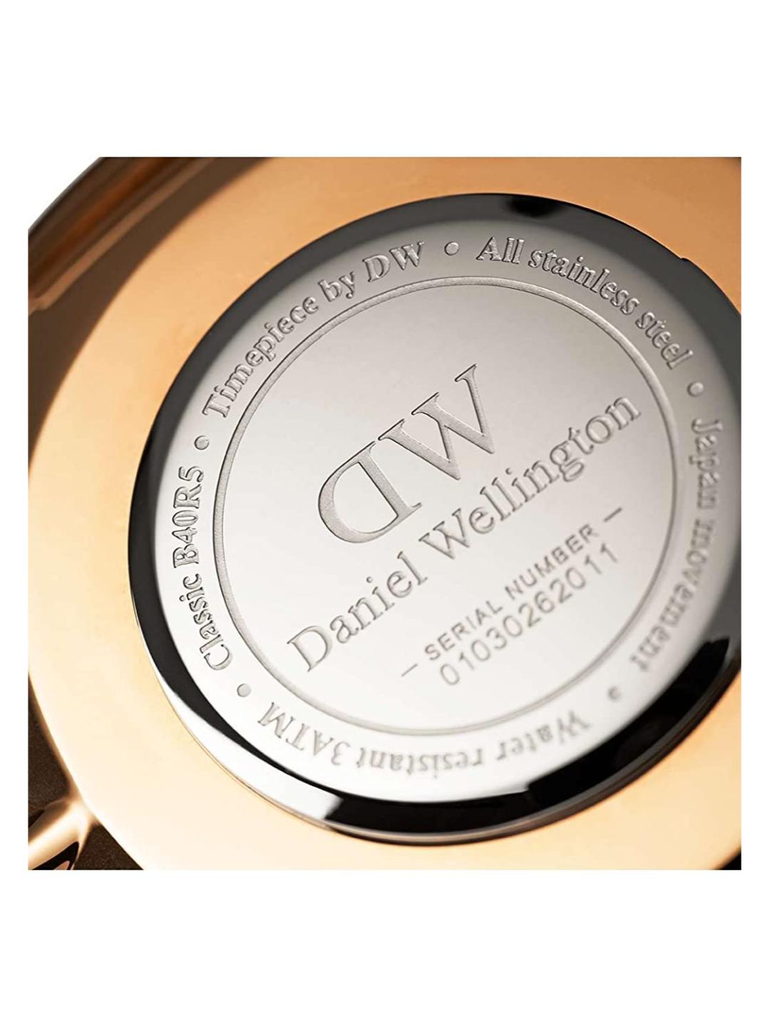 Daniel Wellington Classic 40mm Black Dial Men Analog Watch DW00100129