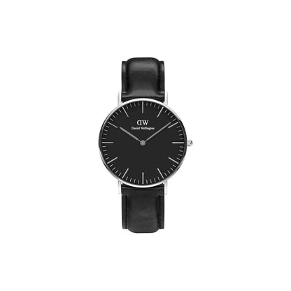 Daniel Wellington Unisex 36 mm Size Black Dial Analogue Watch- DW00100145