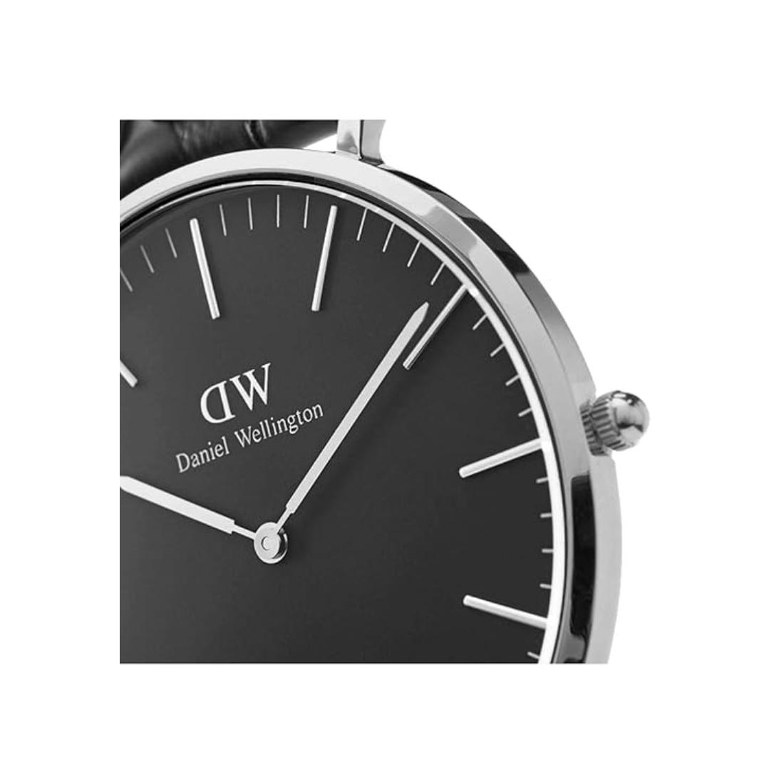 Daniel Wellington Unisex 36 mm Size Black Dial Analogue Watch- DW00100145