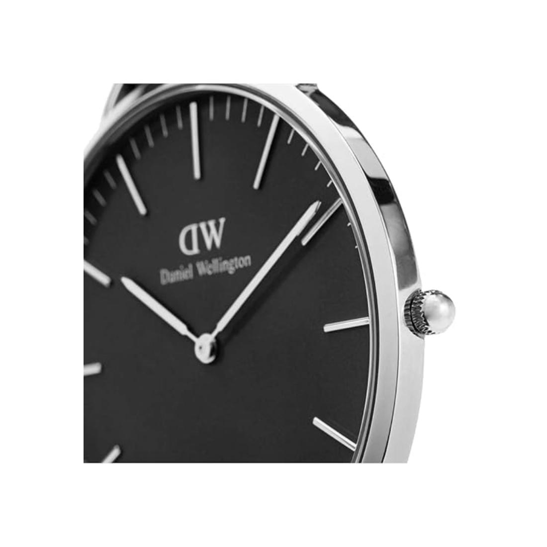 Daniel Wellington Unisex 36 mm Size Black Dial Analogue Watch- DW00100145