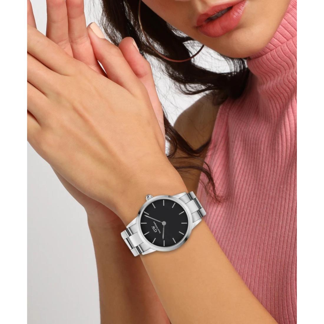 Daniel Wellington Women Iconic Link 28 S Black Watch DW00100208