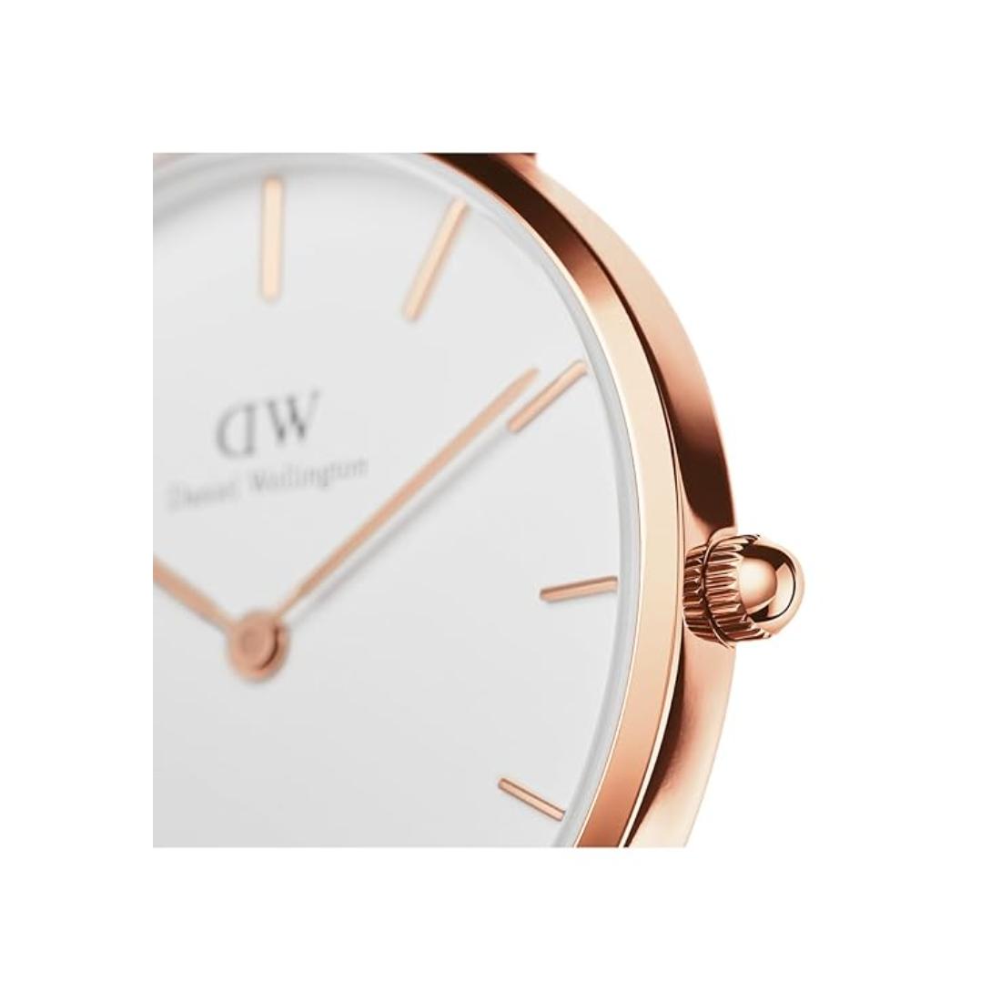 Daniel Wellington Women 28 mm Size White Dial Analogue Watch- DW00100313