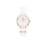 Daniel Wellington Women 28 mm Size White Dial Analogue Watch DW00100313