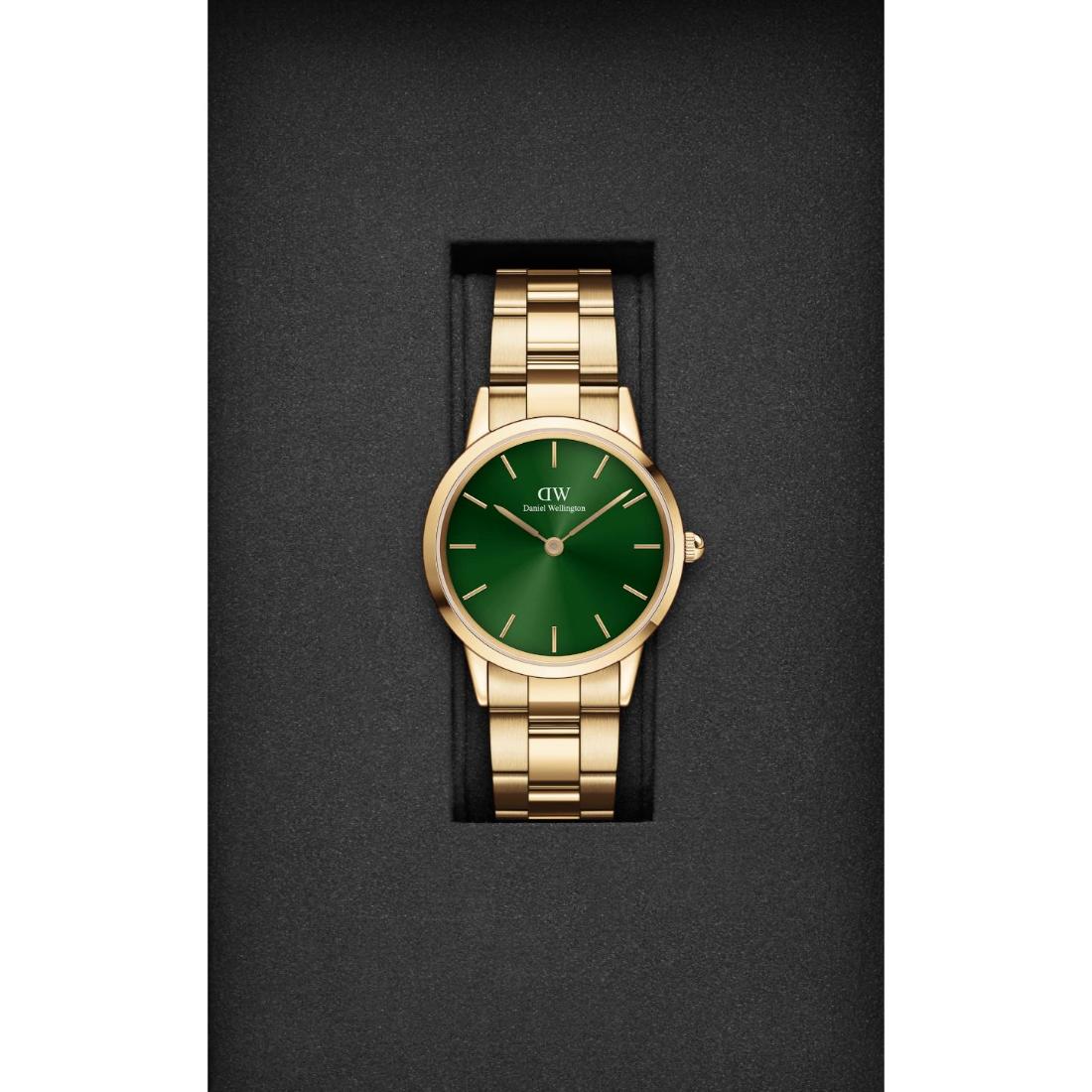 Daniel Wellington Iconic Link 28 mm G Green Women Watch DW00100340