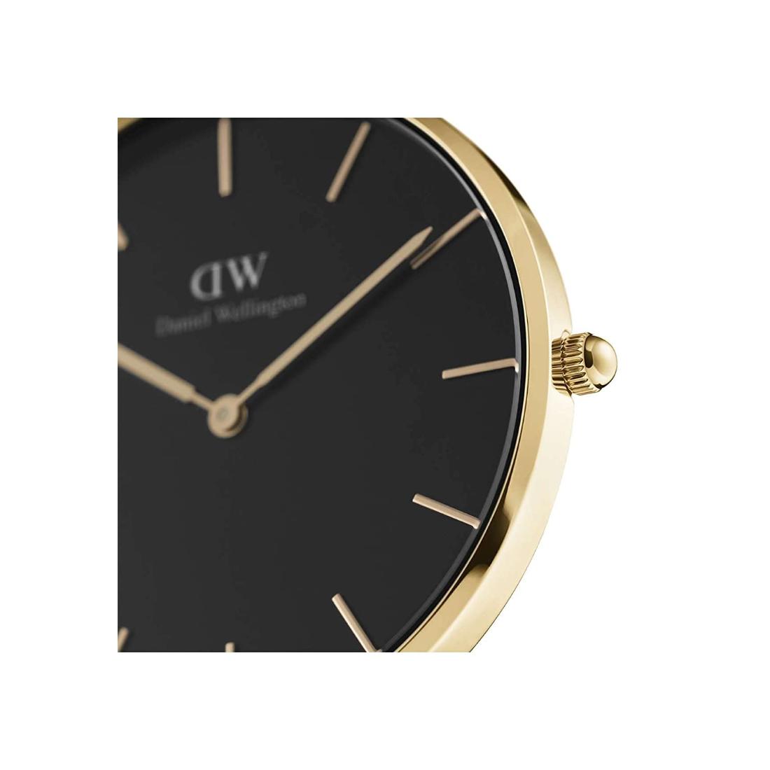 Daniel Wellington Black Dial Unisex Analogue Watch  DW00100345