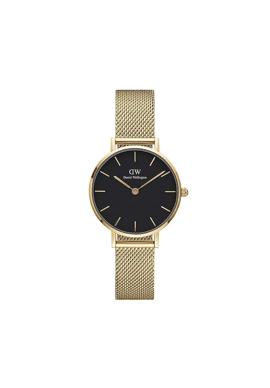Daniel Wellington Women Petite 28 Evergold G Black Watch - DW00100349