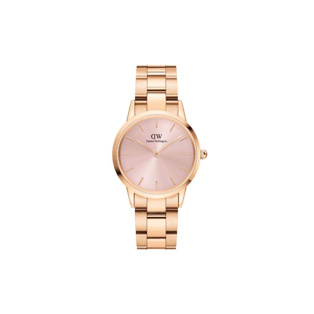 Daniel Wellington Iconic Link 32 mm RG Light Pink Women Watch- DW00100369