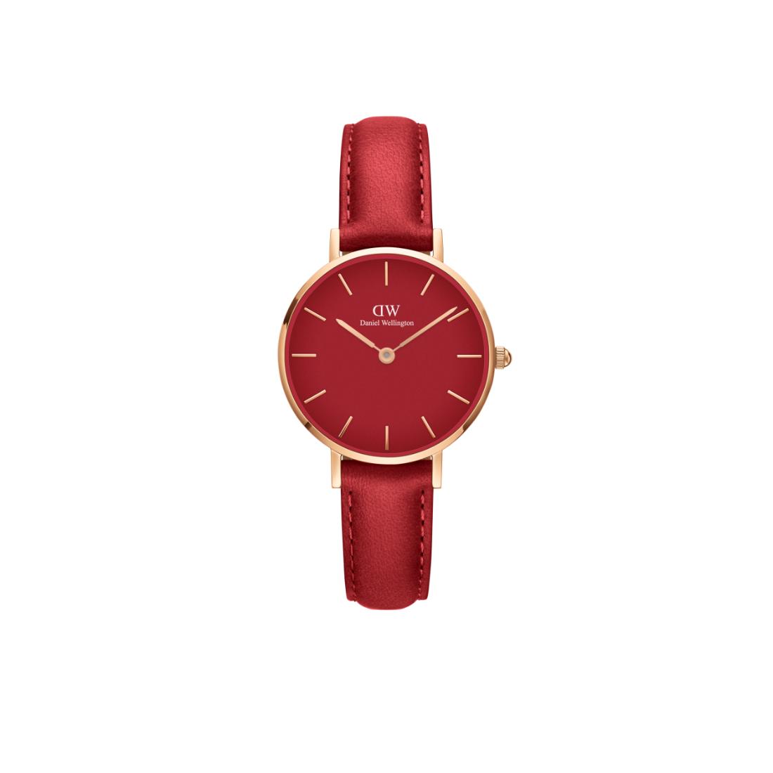 Daniel Wellington Red Dial Women Analogue Watch  DW00100405