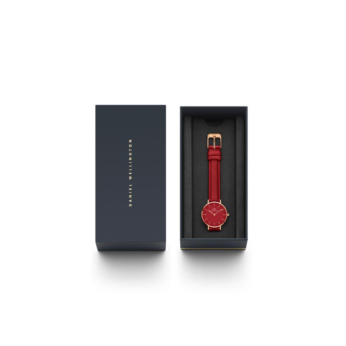 Daniel Wellington Red Dial Women Analogue Watch  DW00100405