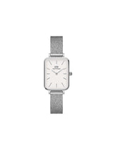 Daniel Wellington Quadro 20x26mm White Dial Women Analog Watch DW00100438