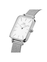 Daniel Wellington Quadro 20x26mm White Dial Women Analog Watch DW00100438