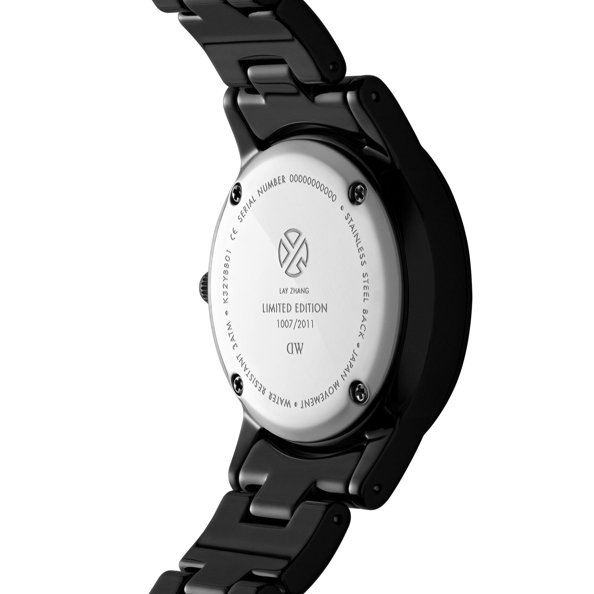 Daniel Wellington Women Iconic Link Lay Limited Ceramic 32 B Black Watch DW00100455