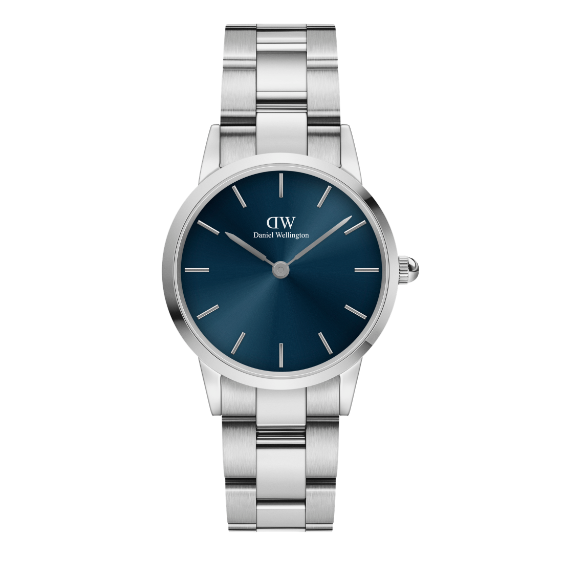 Daniel Wellington Women 28 mm Quartz Analog Blue Dial Stainless Steel Strap Watch DW00100457