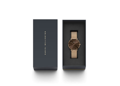 Daniel Wellington Brown Dial Unisex Analogue Watch - DW00100478