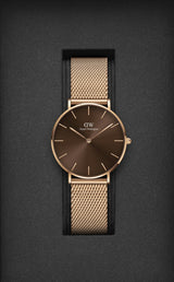 Daniel Wellington Brown Dial Unisex Analogue Watch  DW00100478