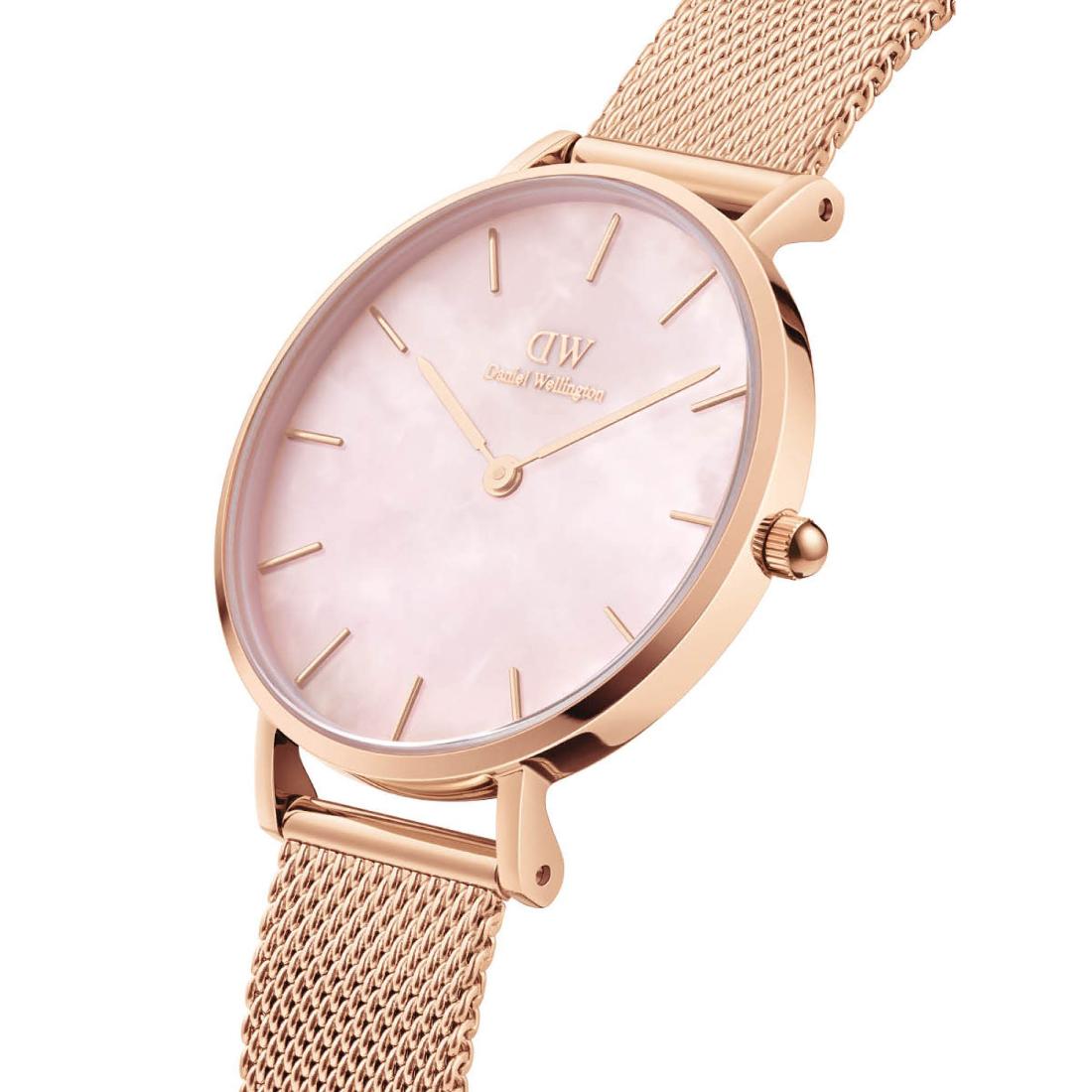Daniel Wellington Pink Dial Women Analogue Watch  DW00100513