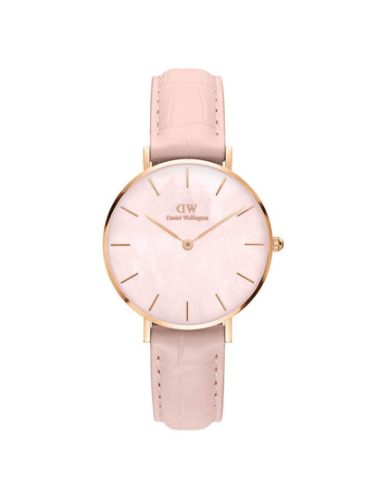 Daniel Wellington Petite 32mm Pink Dial Women Analog Watch- DW00100514