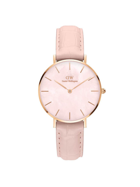 Daniel Wellington Petite 32mm Pink Dial Women Analog Watch- DW00100514