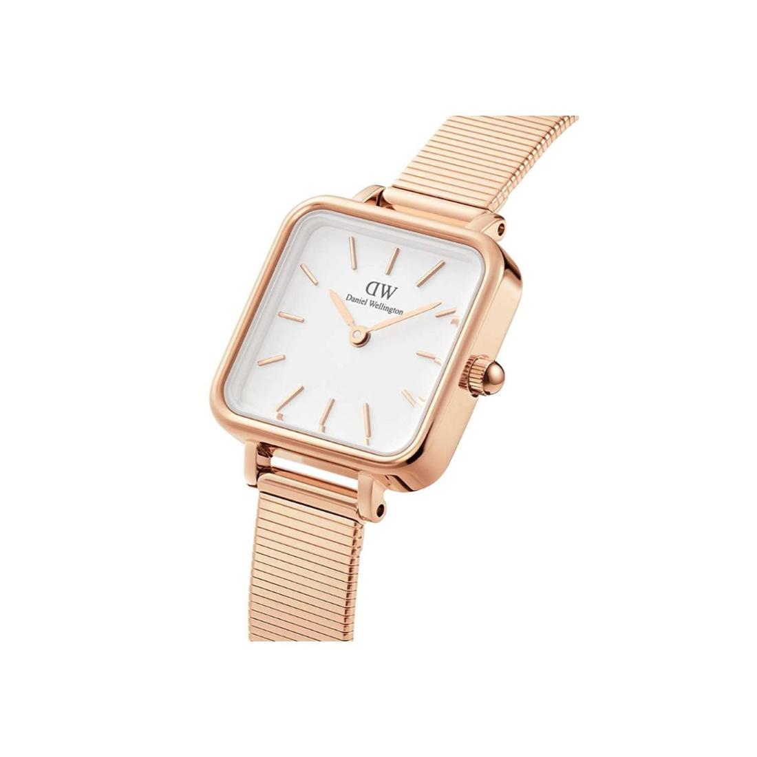Daniel Wellington Quadro Studio 22x22 mm White Women Watch- DW00100517