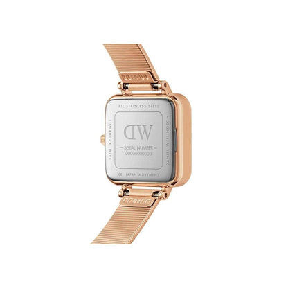 Daniel Wellington Quadro Studio 22x22 mm White Women Watch- DW00100517